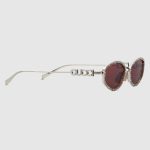 Oval frame sunglasses - Image 2
